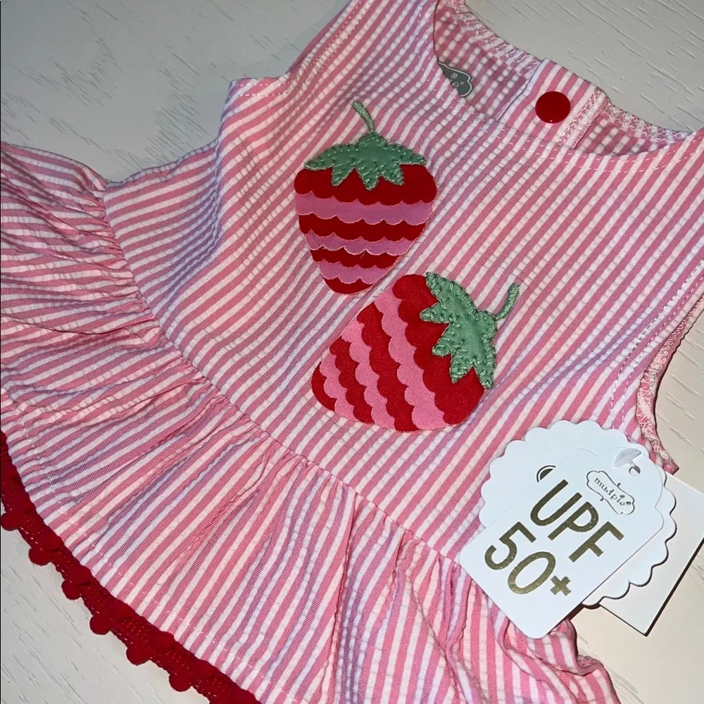 Mud Pie girls strawberry